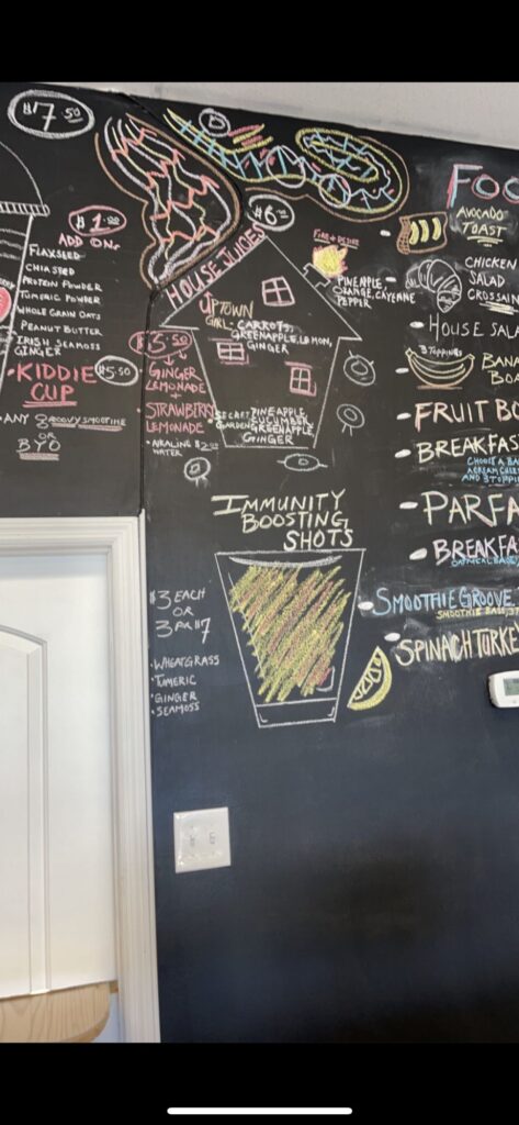 Smoothie Groove Menu 8
